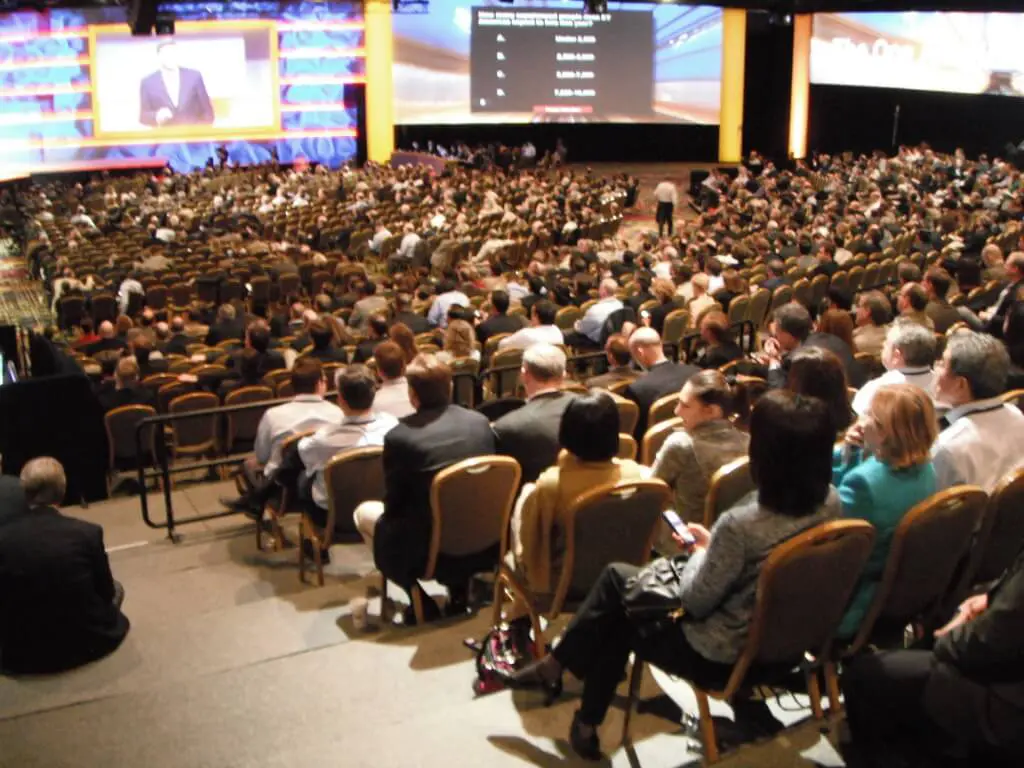 Large Meeting with Audience Response System Large Meeting with Audience Response System